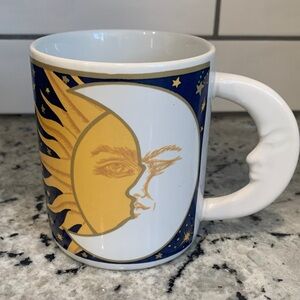 Vitromaster Galaxy Sun Moon & Stars Coffee Tea Mug Cup Vintage